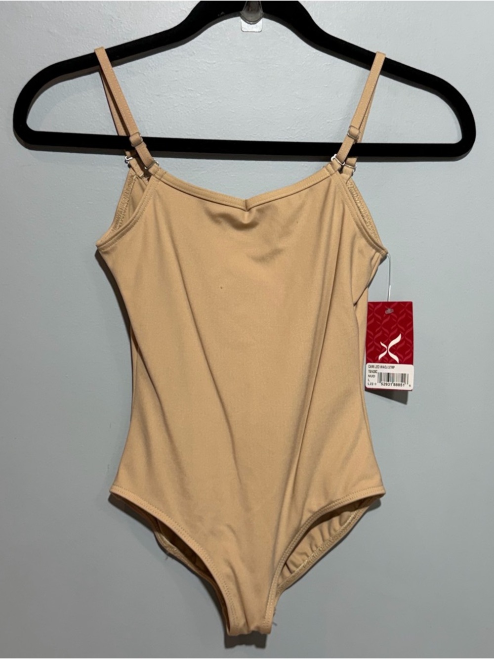 NWT Capezio Cami Leotard with Adjustable Straps